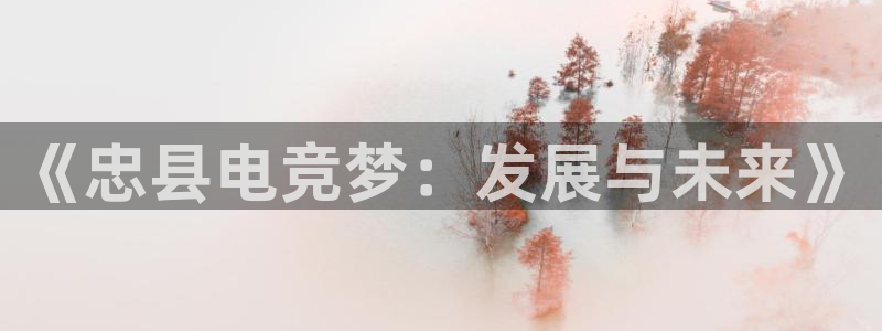 必赢电竞：《忠县电竞梦：发展与未来》